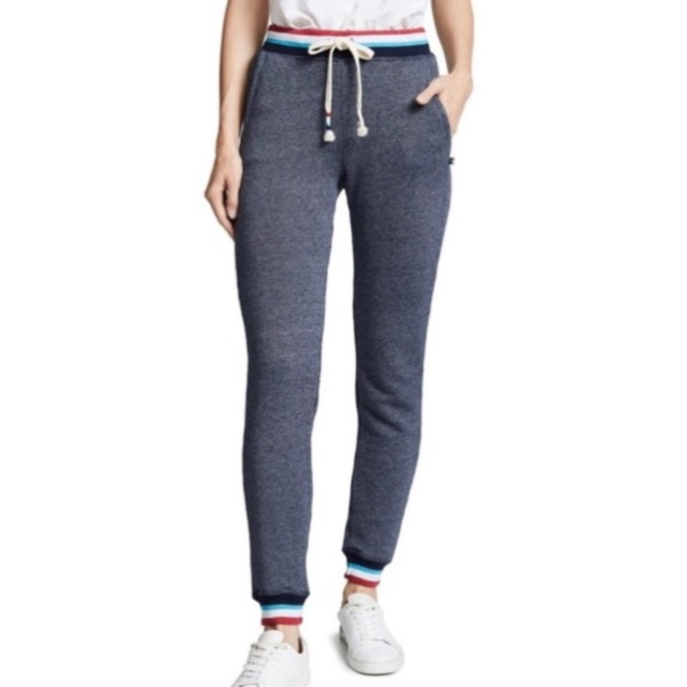 Sol Angeles Heather Blue Sol Flag Jogger Medium